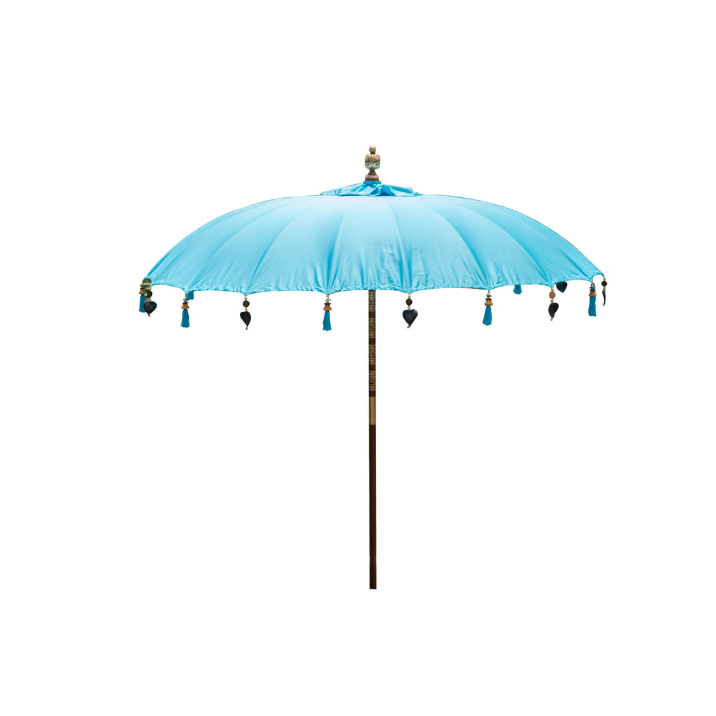Bali parasol - Zeeblauw - 180cm