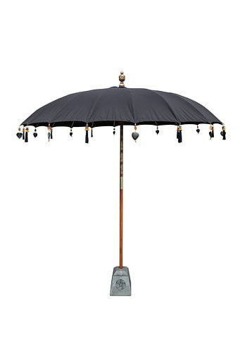 Bali parasol - Zwart - 180cm