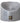 LED-kaars metallic zilver met bewegende vlam XL