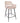 Fal Low Barkruk Khaki Fluweel met Zwart Metalen Onderstel – Set van 2 – PTMD