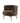 Nelly Dark Brown Fabric Fur Fauteuil – PTMD