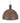 De Dome-hanglamp - Donkere walnoot - XL