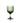 The Moss Ripple Wine Glass - Green