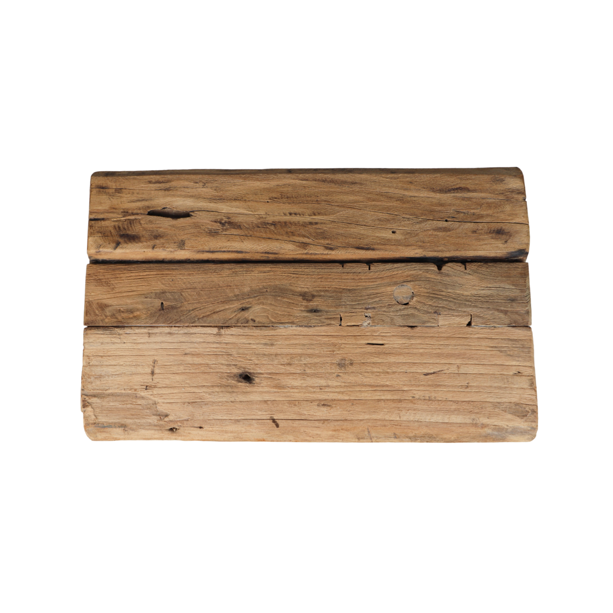Kruk Napels 40 cm massief teak - Celebra La Vida