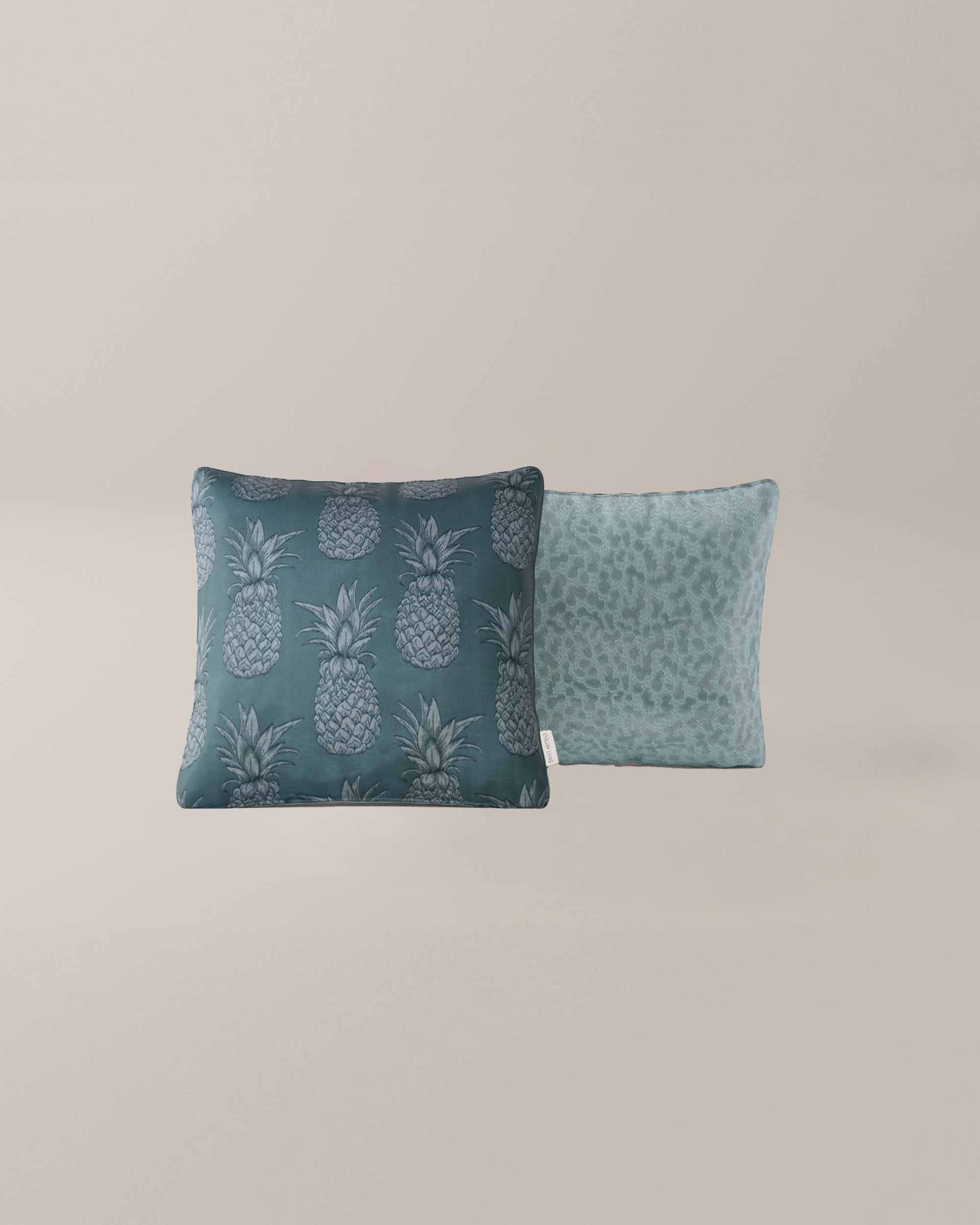 Ananas Petrol | binnenkussen van Lush Living Design