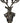 Pieke Gun Metal Aluminium Reindeer Candle Holder S – PTMD