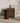 Bullnose side table reversed fluted brown 50 cm | Raw Materials