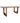 Bullnose Chamfered Arch mangohouten eettafel  - 240 cm
