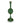 Metalen Kandelaar Bol Medium Groen 37cm